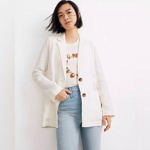 Madewell a white Linen Blazer